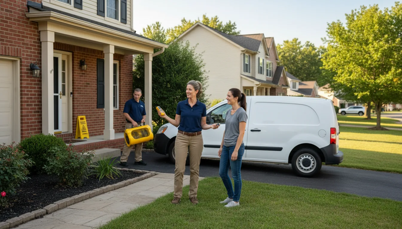 Water restoration image for Water Damage & Restoration Services in Nordheim, TX